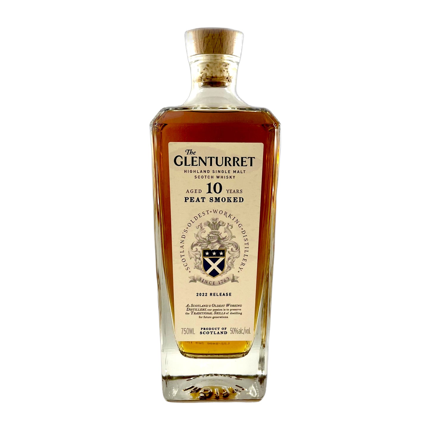 The Glenturret Highland Single Malt Whisky 2022 Peat 10yr 750m